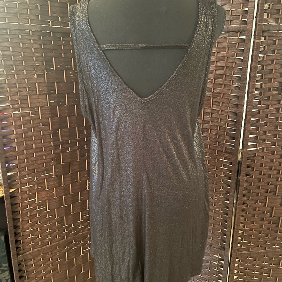 Women’s Juicy Couture Sparkly Black Tank - Size L - Picture 4 of 5